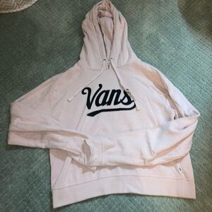 Vans Pink Hooded Sweatshirt Womens